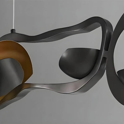 Modern Artistic Pendant Light – Sculptural LED Ceiling Fixture with Dimmable Option