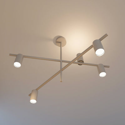 LumiDrop | Unique LED Pendant Light with Adjustable Height and Asymmetrical Cylinders