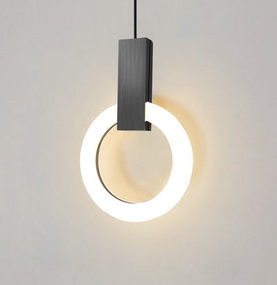 Nordic Ring LED Pendant Light – Minimalist Elegance for Modern Interiors