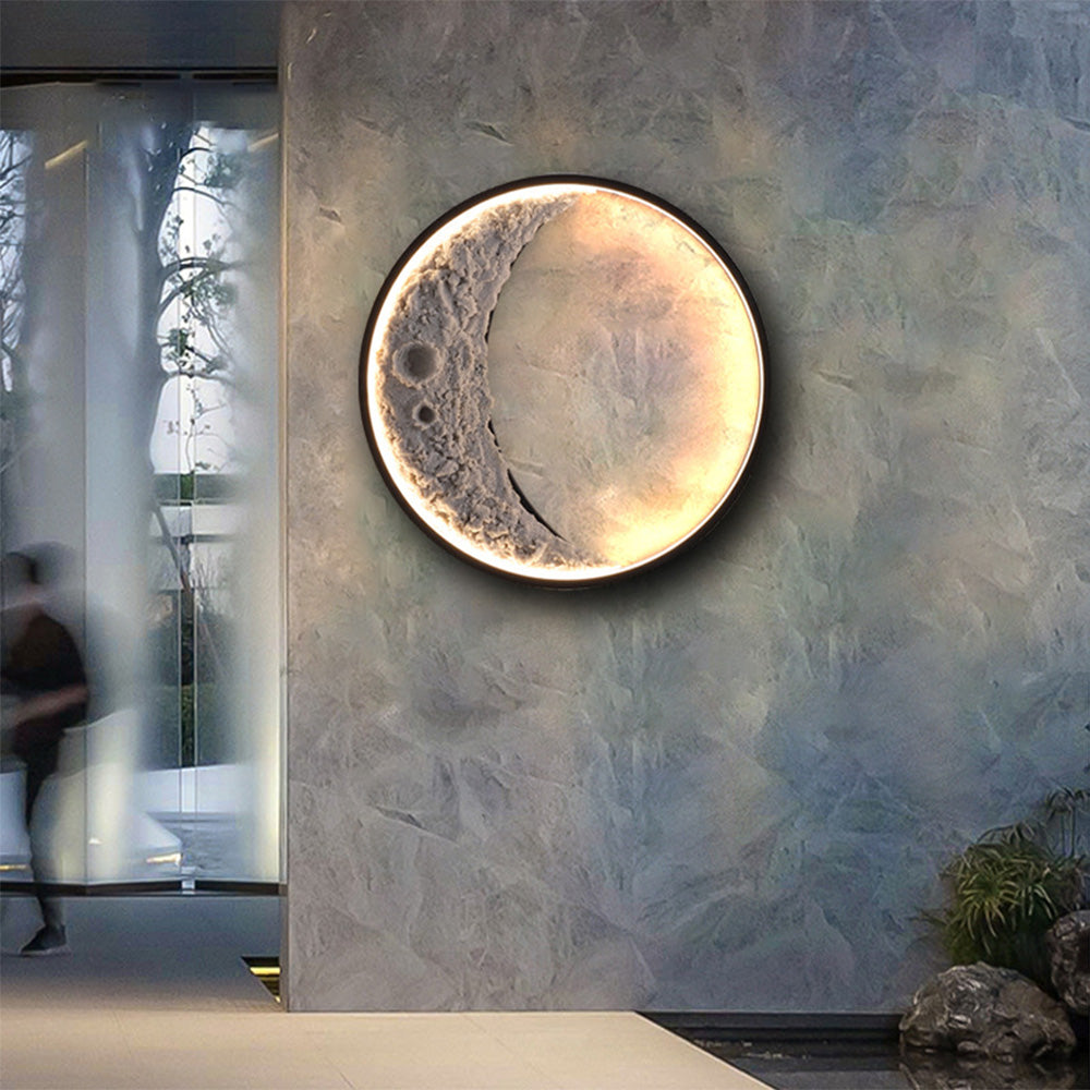 LunaGlow 3D Moon Wall Lamp – Celestial LED Lighting for a Tranquil Ambience