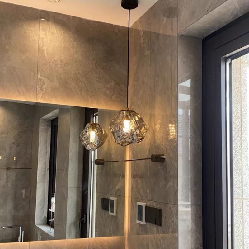 Lava Glass Pendant Light – Postmodern Elegance with Celestial Charm
