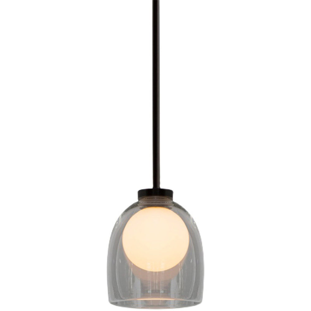Modern Glass Pendant Light – Smoked or Clear Glass for Elegant Ambience