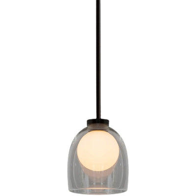 Modern Glass Pendant Light – Smoked or Clear Glass for Elegant Ambience