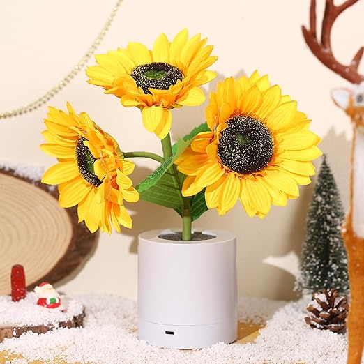 Luminous Sunflower Lamp – Nature-Inspired Glow for a Warm & Cheerful Ambience