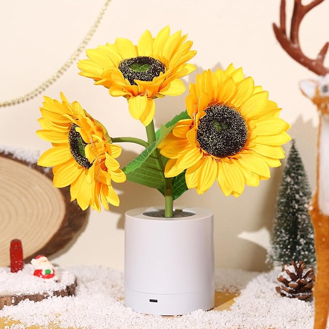 Luminous Sunflower Lamp – Nature-Inspired Glow for a Warm & Cheerful Ambience