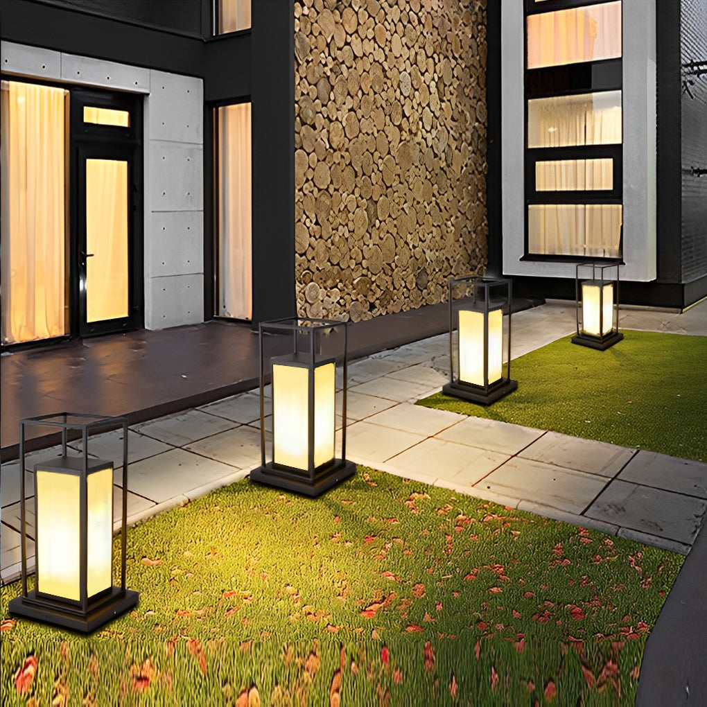 Solar Patio Lamp – Waterproof Stainless Steel LED Outdoor Light