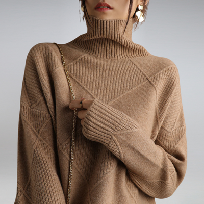 Luxury Cashmere Turtleneck Sweater – Timeless Elegance & Ultimate Comfort