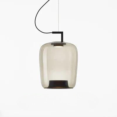 Modern LED Pendant Light – Minimalist Glass & Metal Design for Kitchens & Dining