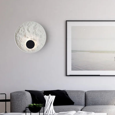 Round Moon Globe Wall Light – Contemporary Elegance with Soft LED Glow