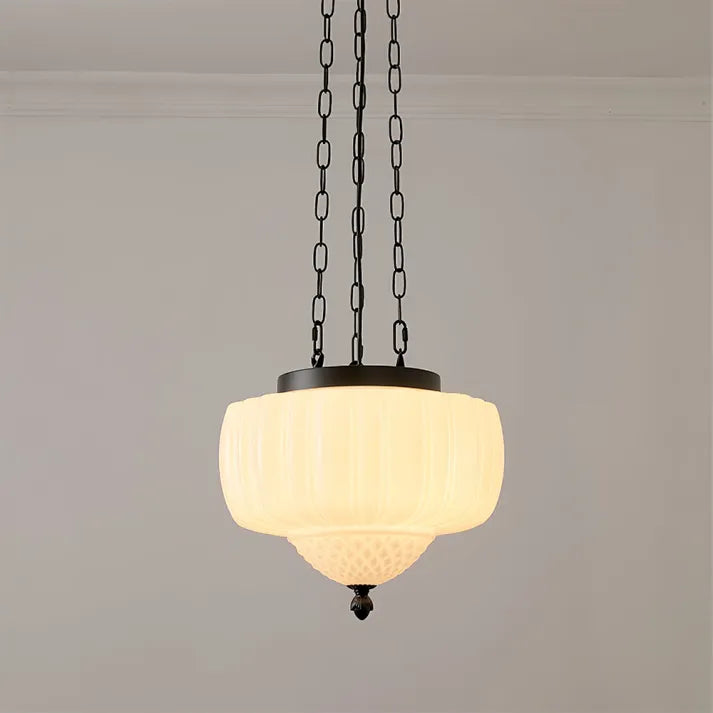 Moderne weiße Minimalist"Modern White Minimalist Pendant Light – Elegant & Adjustable Design"en Pendelleuchte