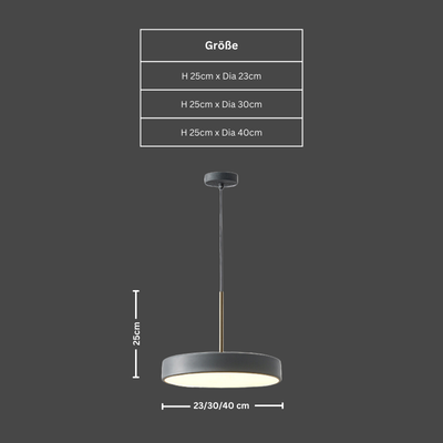 Minimalist Pendant Light – Modern Iron & Acrylic Hanging Lamp
