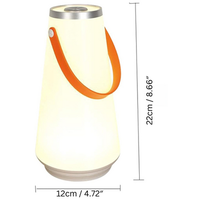 Wireless Portable Lamp – Touch Control LED Light with 360° Glow & Carry Handle