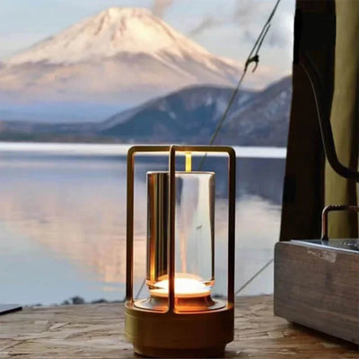 CrystalGlow Luxury Lamp – Wireless Rechargeable LED Light with Elegant Crystal Diffuser