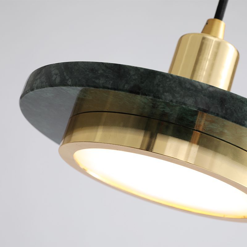 Modern Minimalist Marble Pendant Light – Elegant LED Ceiling Lamp