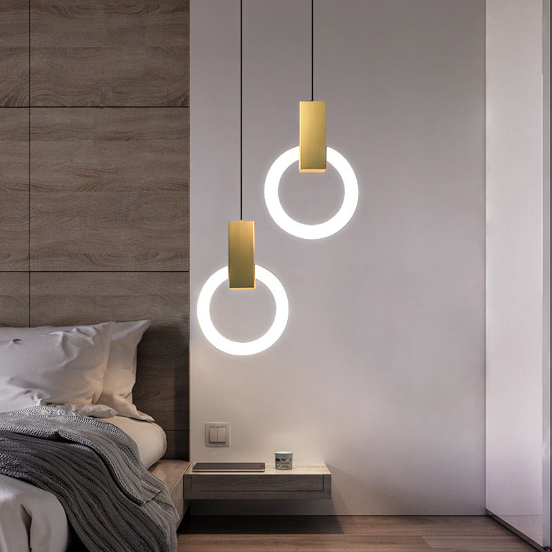 Nordic Ring LED Pendant Light – Minimalist Elegance for Modern Interiors