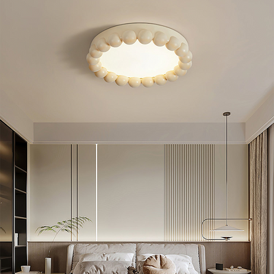 Molina LED Ceiling Light – Modern Resin & Acrylic Design with 3-Step Dimming