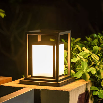 Solar Patio Lamp – Waterproof Stainless Steel LED Outdoor Light