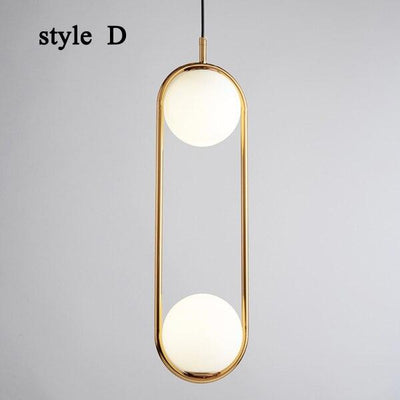Harmony Glass Pendant Light – Elegant Adjustable Hanging Lamp (E27, 4 Styles, 40W Max)