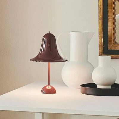 Portable Bell Lamp – Stylish & Rechargeable LED Table Light for Any Space