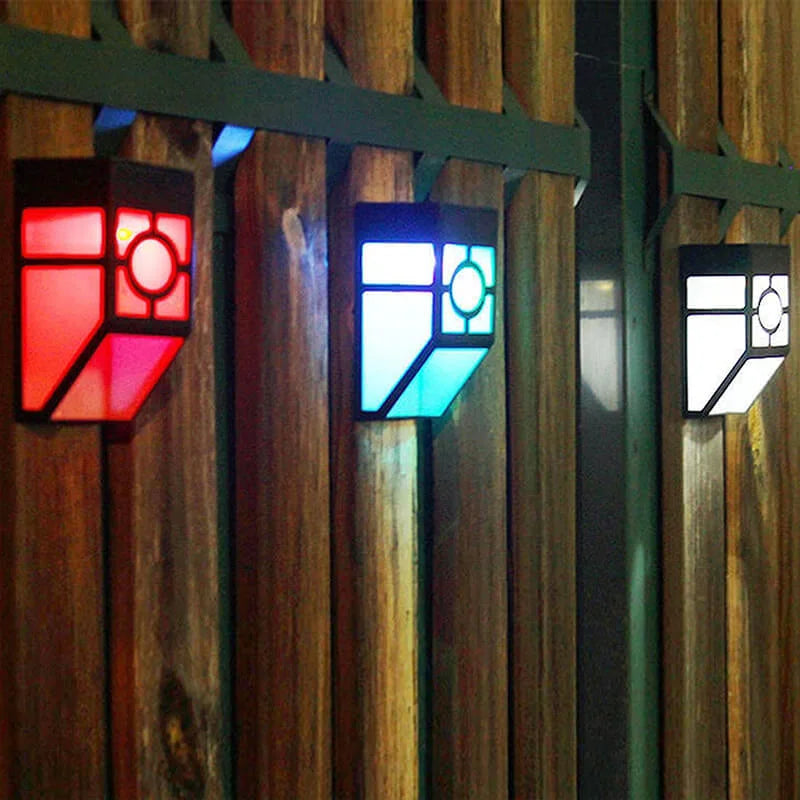 Solar LED Wall Light – Smart Outdoor Illumination with Soft Ambient Glow