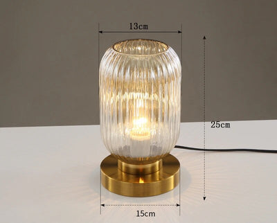 Krystal Lamp – Elegant Nordic Glass Table Lamp for Modern Interiors