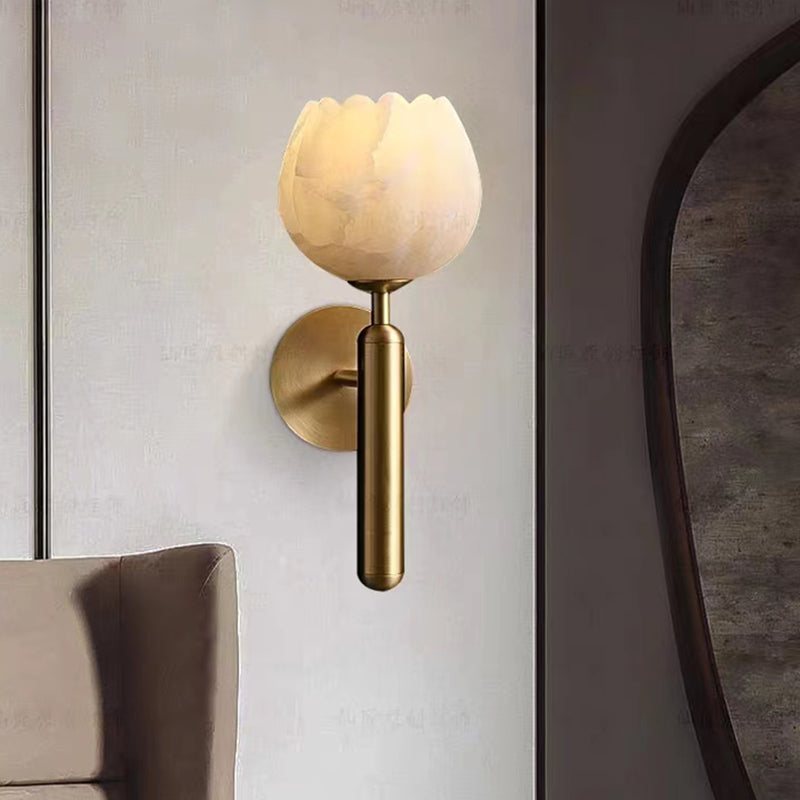 Marble Rose Wall Light – Elegant Floral-Inspired Luxury Lighting