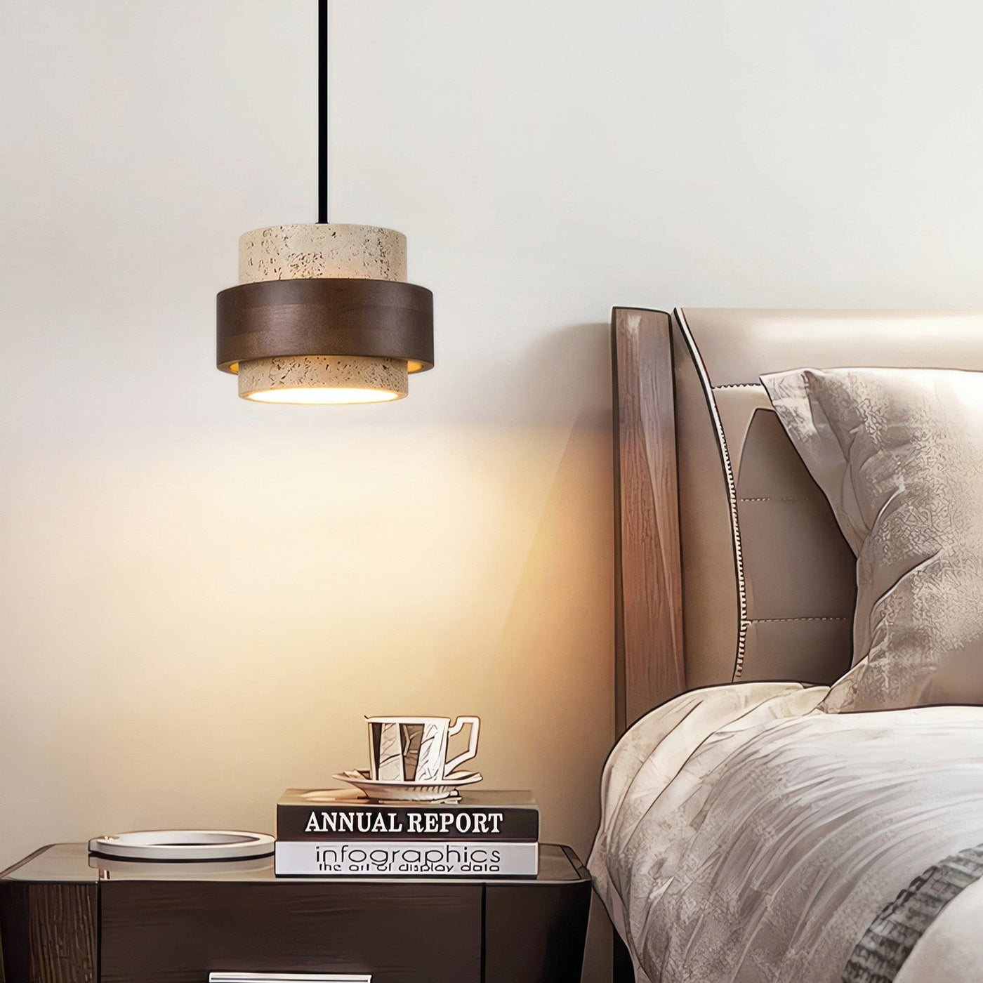 Ascend Retro Wabi-Sabi Table Lamp – A Fusion of Nature & Minimalist Elegance