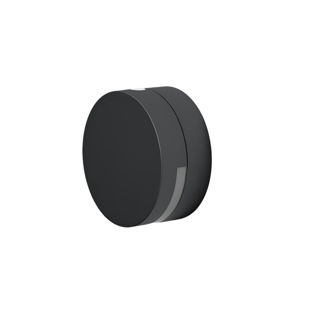 Modern Round Outdoor Wall Light – IP65 Waterproof Metal & Glass Design