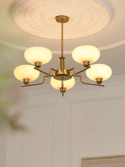 Bauhaus Medieval Ceiling Lamp – Retro Nordic LED Chandelier