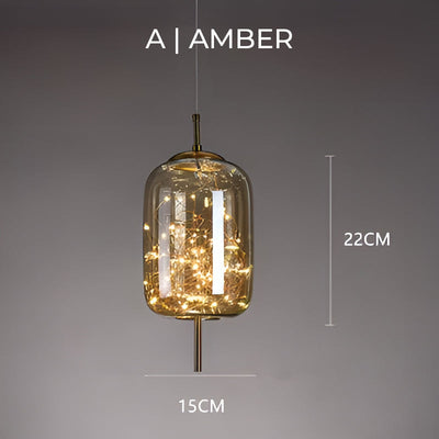 Essence Pendant Light – Elegant Glass LED Hanging Lamp for Sophisticated Interiors