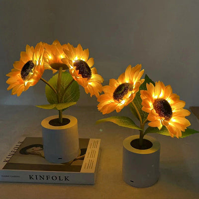 Luminous Sunflower Lamp – Nature-Inspired Glow for a Warm & Cheerful Ambience