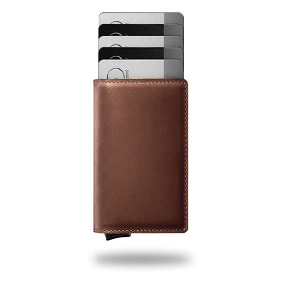 Slim RFID-Blocking Leather Wallet – Compact, Stylish, and Secure for Cards & Cash