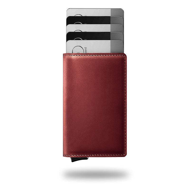 Slim RFID-Blocking Leather Wallet – Compact, Stylish, and Secure for Cards & Cash