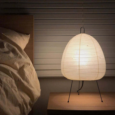 Akari Table Lamp – Japanese-Inspired Soft Glow Paper Light