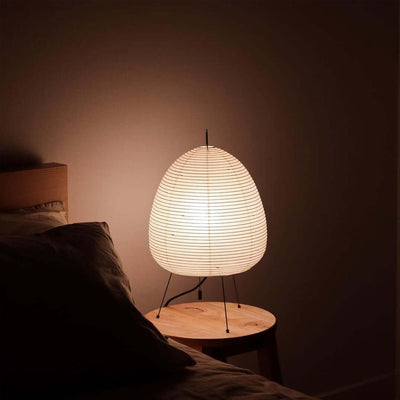 Akari Table Lamp – Japanese-Inspired Soft Glow Paper Light