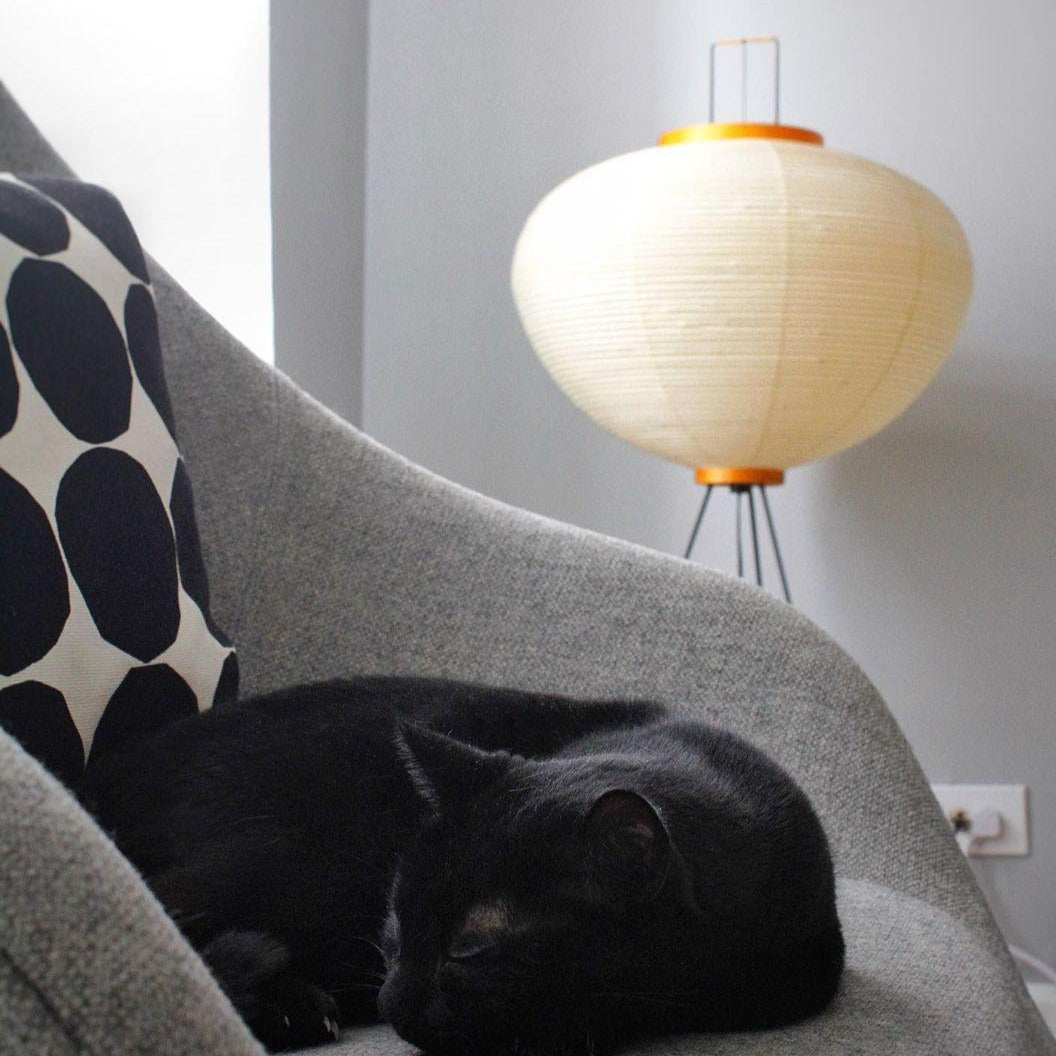 Rice Paper Floor Lamp – Minimalist Soft Glow Lighting for a Tranquil Ambience