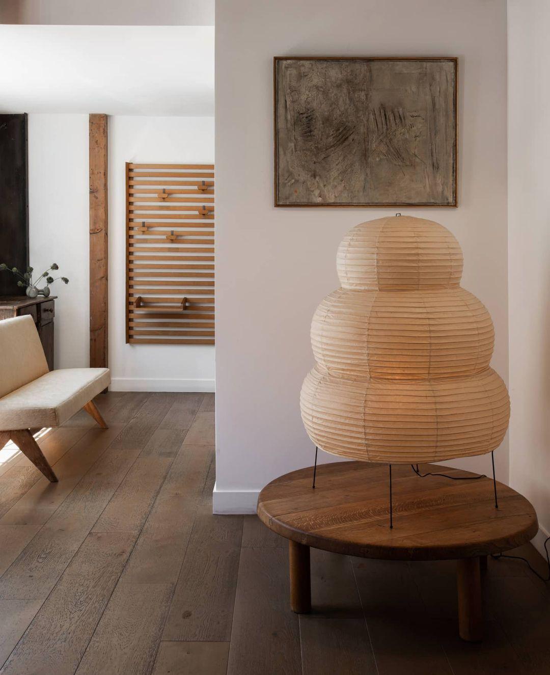 Akari Table Lamp – Japanese-Inspired Soft Glow Paper Light