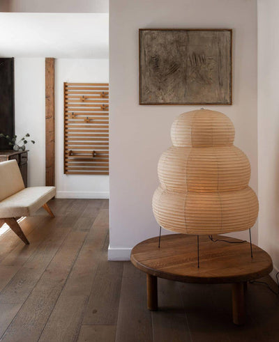 Akari Table Lamp – Japanese-Inspired Soft Glow Paper Light