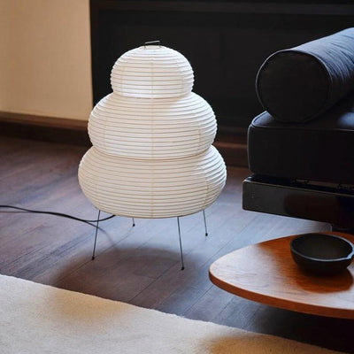 Akari Table Lamp – Japanese-Inspired Soft Glow Paper Light