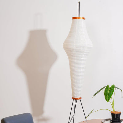 Rice Paper Floor Lamp – Minimalist Soft Glow Lighting for a Tranquil Ambience