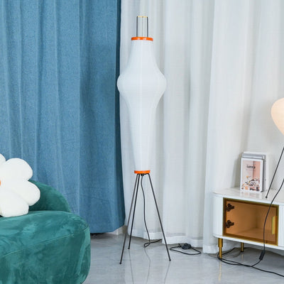 Rice Paper Floor Lamp – Minimalist Soft Glow Lighting for a Tranquil Ambience