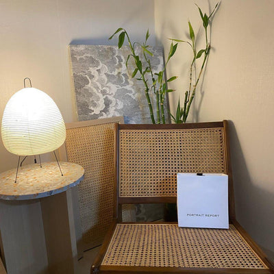 Akari Table Lamp – Japanese-Inspired Soft Glow Paper Light