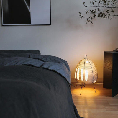 Akari Table Lamp – Japanese-Inspired Soft Glow Paper Light
