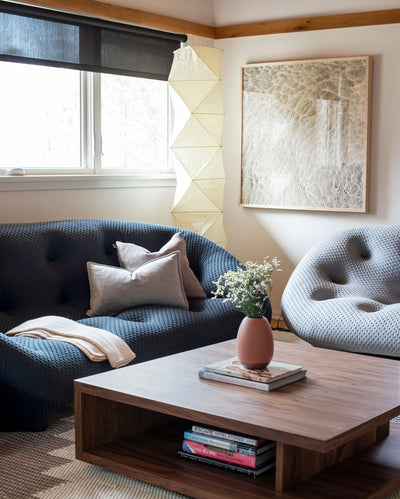 Rice Paper Floor Lamp – Minimalist Soft Glow Lighting for a Tranquil Ambience