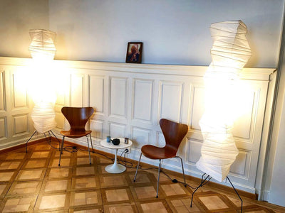 Rice Paper Floor Lamp – Minimalist Soft Glow Lighting for a Tranquil Ambience