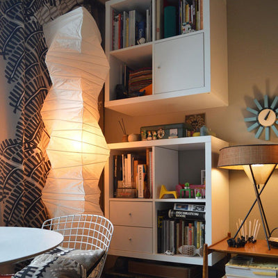 Rice Paper Floor Lamp – Minimalist Soft Glow Lighting for a Tranquil Ambience