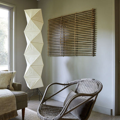 Rice Paper Floor Lamp – Minimalist Soft Glow Lighting for a Tranquil Ambience