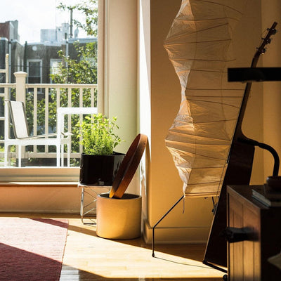 Rice Paper Floor Lamp – Minimalist Soft Glow Lighting for a Tranquil Ambience