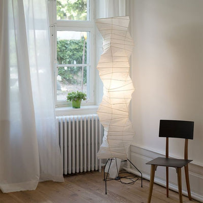 Rice Paper Floor Lamp – Minimalist Soft Glow Lighting for a Tranquil Ambience