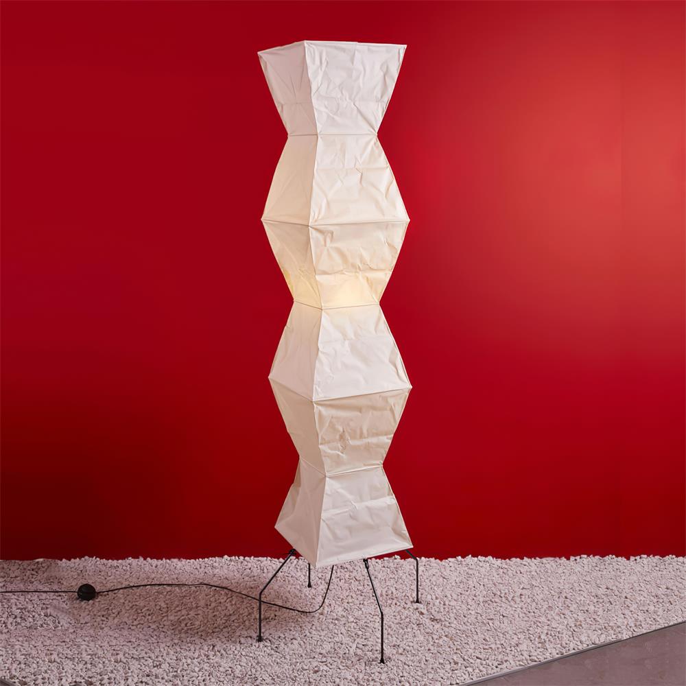 Rice Paper Floor Lamp – Minimalist Soft Glow Lighting for a Tranquil Ambience